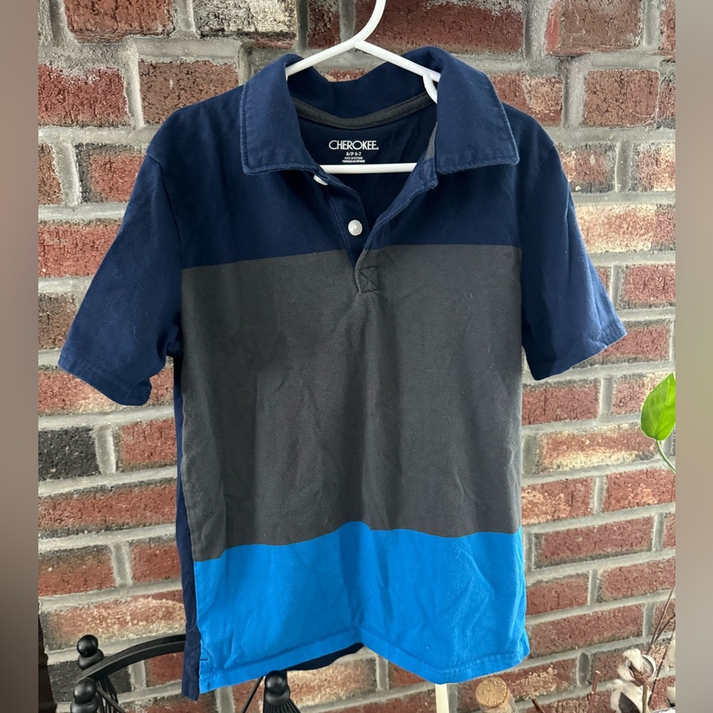 GUC Cherokee boys size small polo shirt